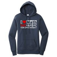 I Love Cool Math My Daddy Dad Funny Math Lover FatherS Day Women's Pullover Hoodie