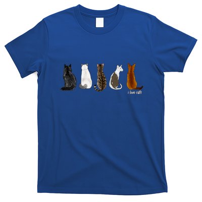 I Love Cats For Cat Lovers Cool Gift T-Shirt