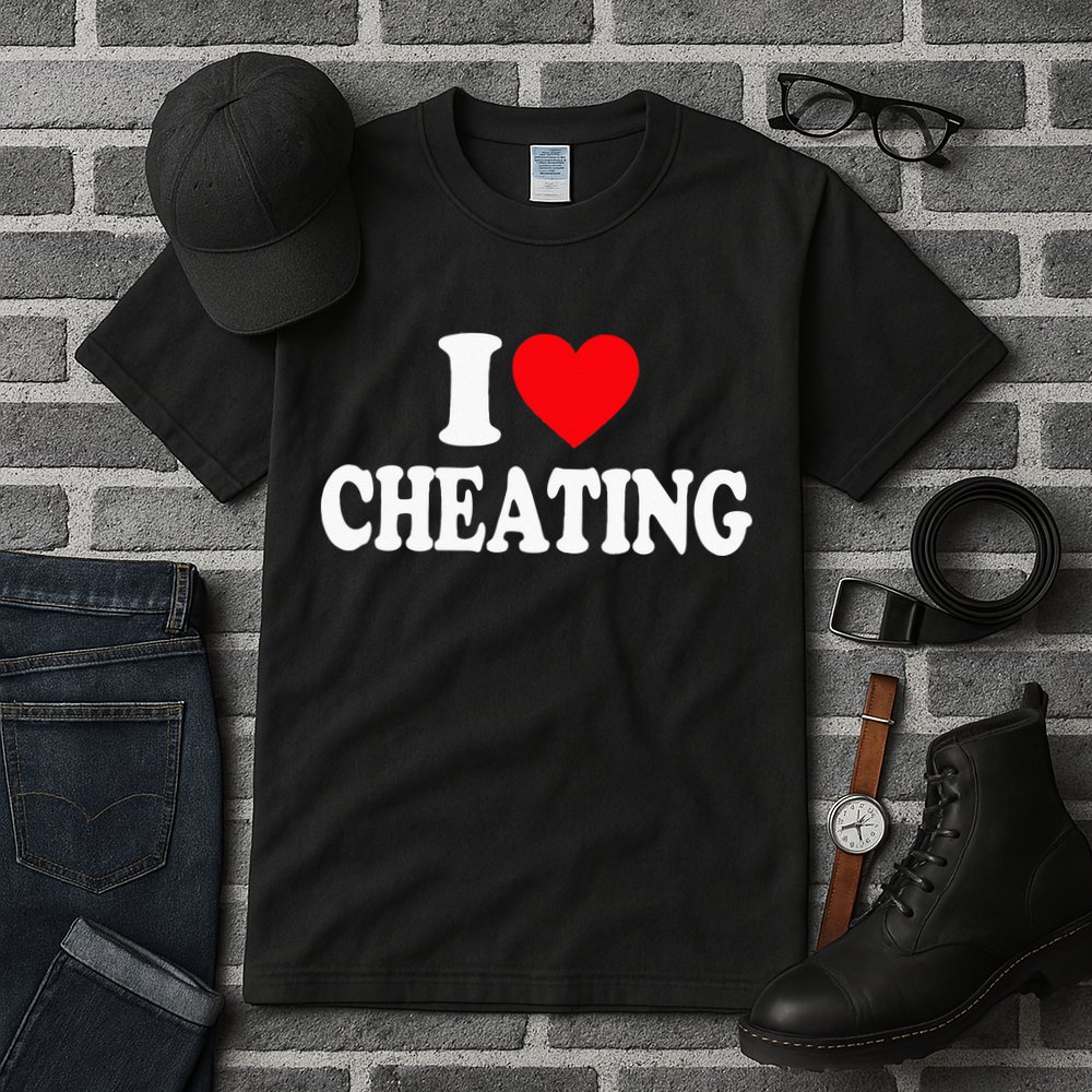 I Love Cheating I Heart Cheating Tall T-Shirt