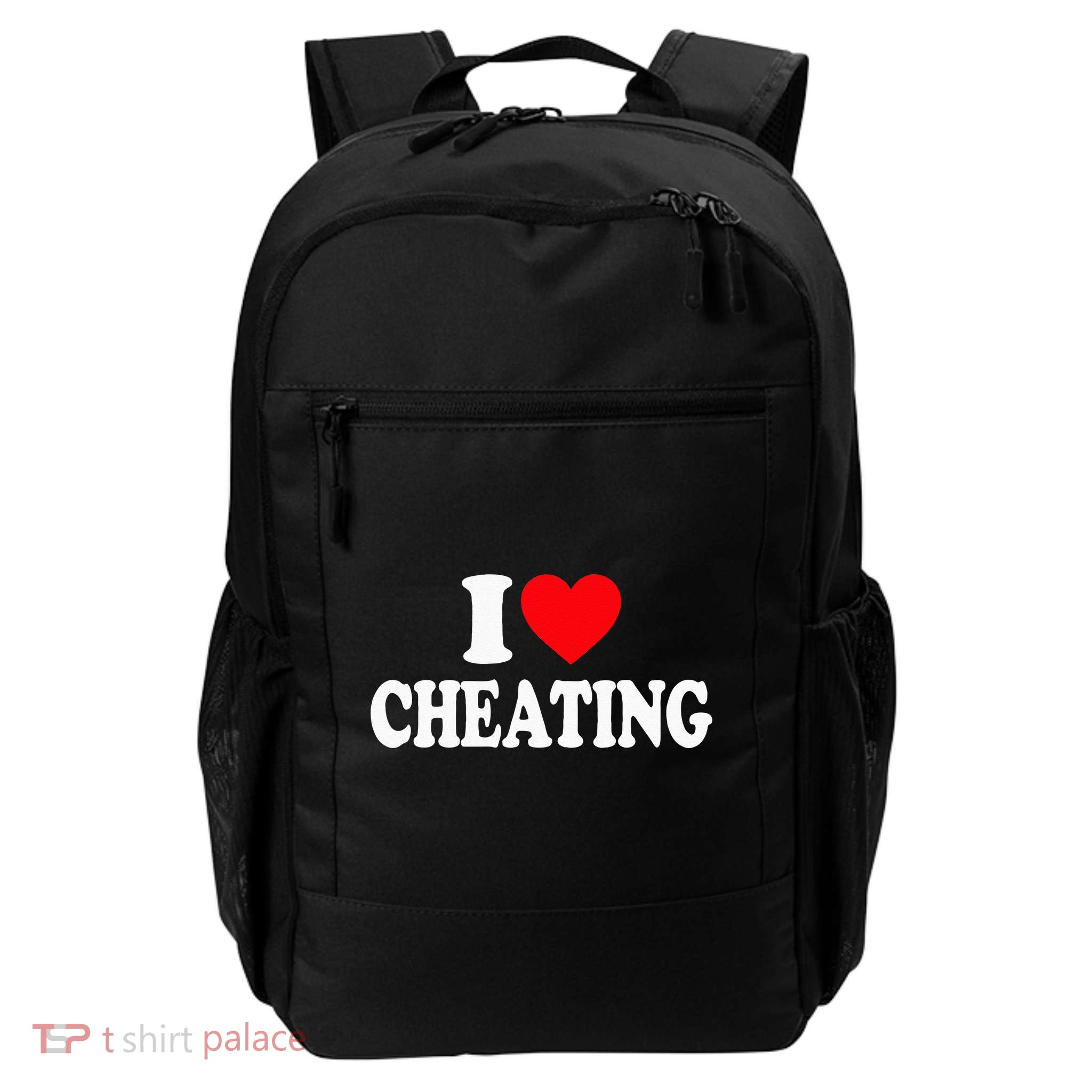 I Love Cheating I Heart Cheating Backpack