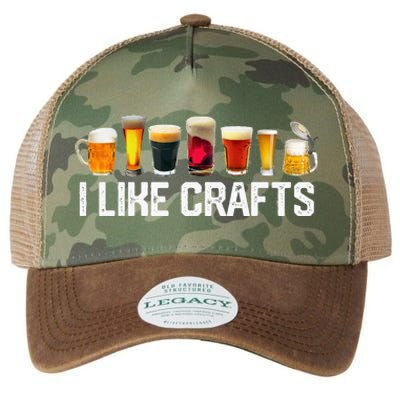 I Like Crafts Craft Beer Microbrew Hops Funny Legacy Tie Dye Trucker Hat