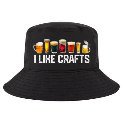 I Like Crafts Craft Beer Microbrew Hops Funny Cool Comfort Performance Bucket Hat