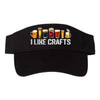 I Like Crafts Craft Beer Microbrew Hops Funny Valucap Bio-Washed Visor