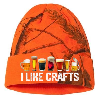 I Like Crafts Craft Beer Microbrew Hops Funny Kati Licensed 12" Camo Beanie