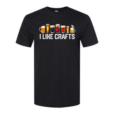 I Like Crafts Craft Beer Microbrew Hops Funny Softstyle CVC T-Shirt