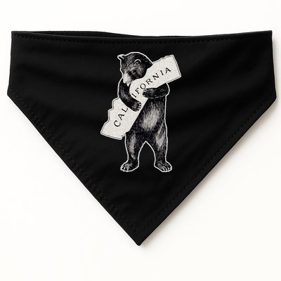 I Love California Artretro Vintage Cali Pride Bear USA-Made Doggie Bandana