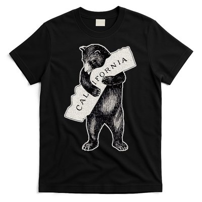 I Love California Artretro Vintage Cali Pride Bear T-Shirt