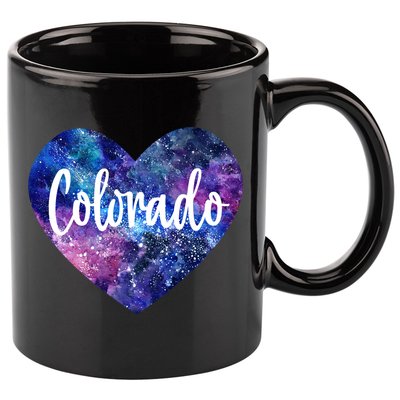 I Love Colorado Usa Funny Gift 11oz C Handle Ceramic Mug