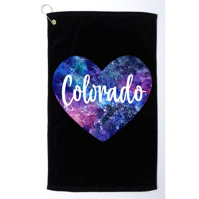I Love Colorado Usa Funny Gift Golf Towel