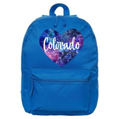 I Love Colorado Usa Funny Gift 16 in Basic Backpack