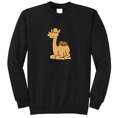 I Like Camels And Maybe Like 3 People Funny Camel Tall Sweatshirt