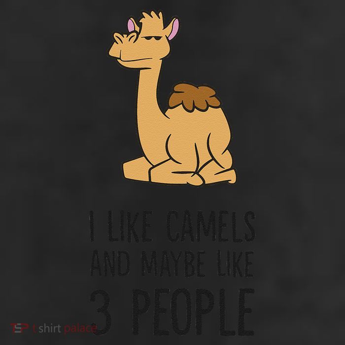 I Like Camels And Maybe Like 3 People Funny Camel 25L Jumbo Tote