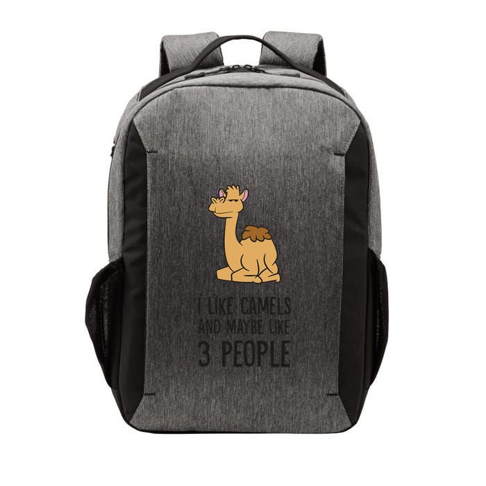 I Like Camels And Maybe Like 3 People Funny Camel Vector Backpack