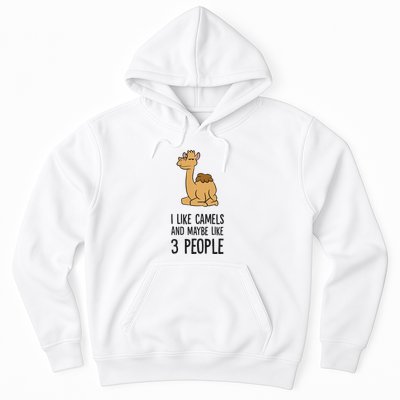 I Like Camels And Maybe Like 3 People Funny Camel Hoodie