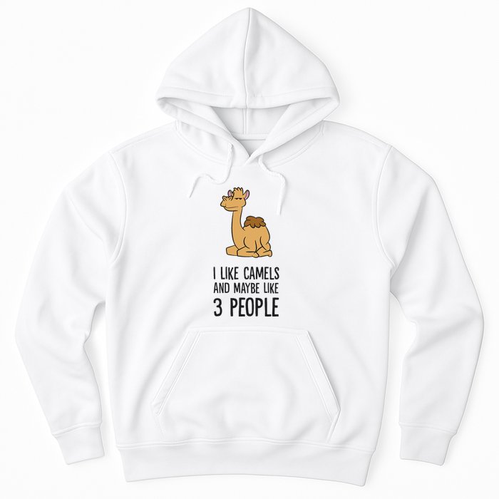 I Like Camels And Maybe Like 3 People Funny Camel Hoodie