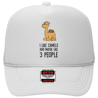 I Like Camels And Maybe Like 3 People Funny Camel Trucker Hat