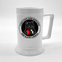 I Like Cats And Bowling And Maybe 3 People Funny Cat Lovers Beer Stein