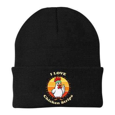 I Love Chicken Strips Funny Chicken Fast Food Lover Beanie