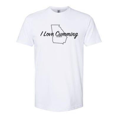 I Love Cumming Ga Gift Softstyle CVC T-Shirt