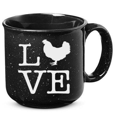 I Love Chickens Funny Chicken Lover Gift 15oz Campfire Ceramic Mug