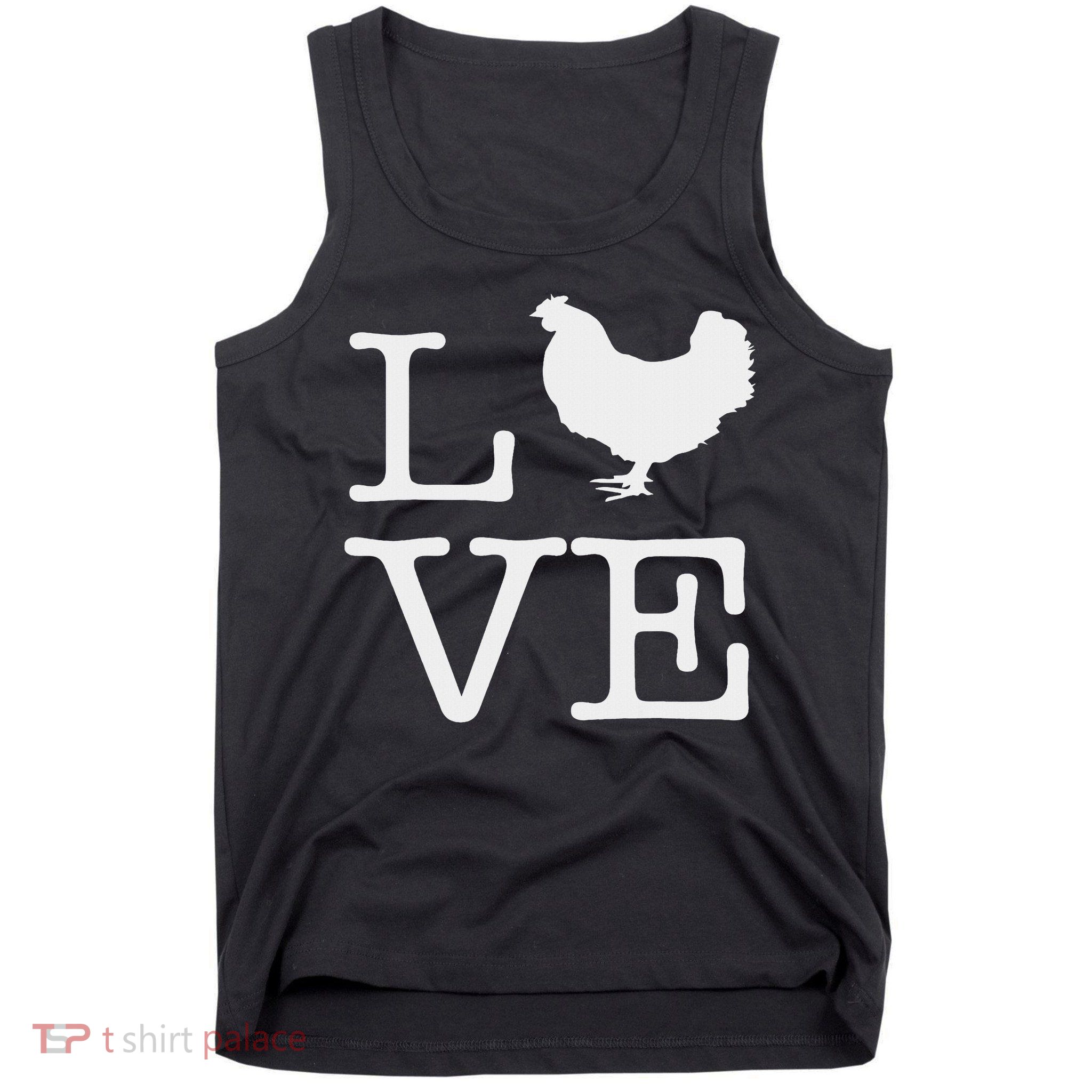 I Love Chickens Funny Chicken Lover Gift Tank Top