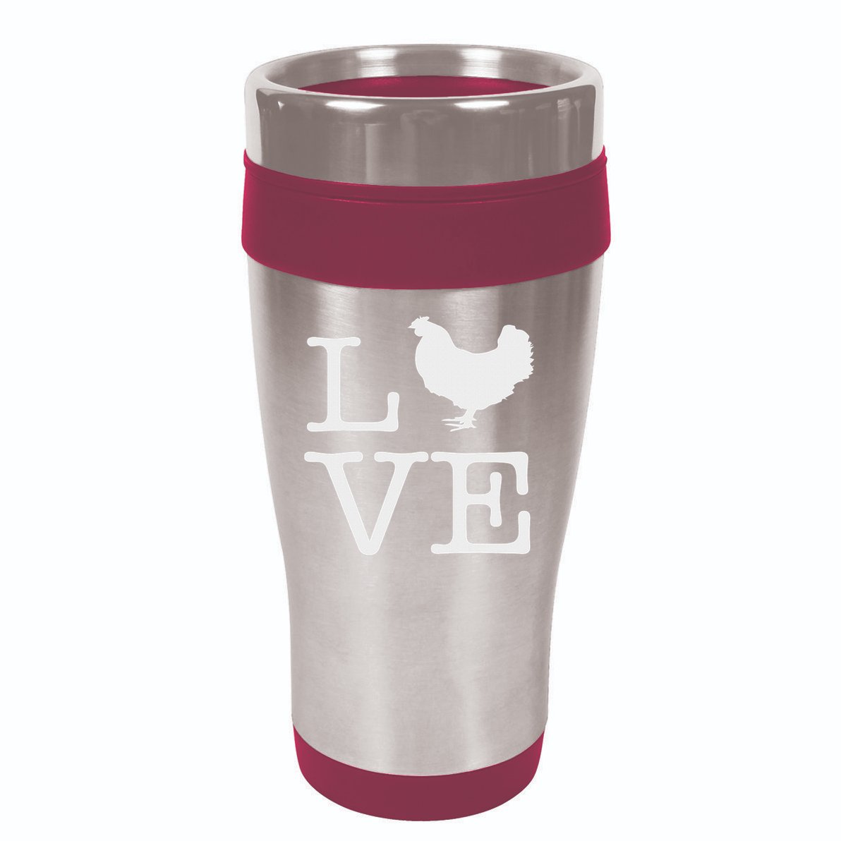 I Love Chickens Funny Chicken Lover Gift 16oz Travel Tumbler