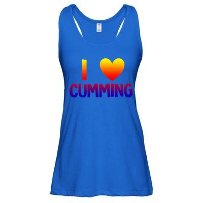 I Love Cumming Georgia Forsyth County Lover State Home Ga Gift Ladies Essential Flowy Tank