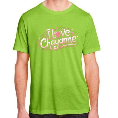 I Love Chayanne Couples First Name Adult ChromaSoft Performance T-Shirt