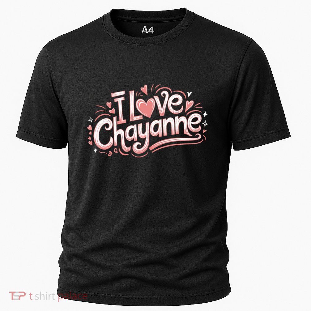 I Love Chayanne Couples First Name Performance Shirt