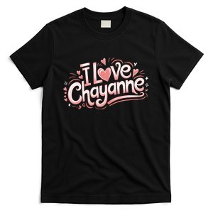 I Love Chayanne Couples First Name T-Shirt