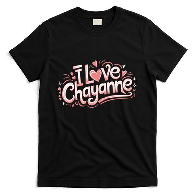 I Love Chayanne Couples First Name T-Shirt