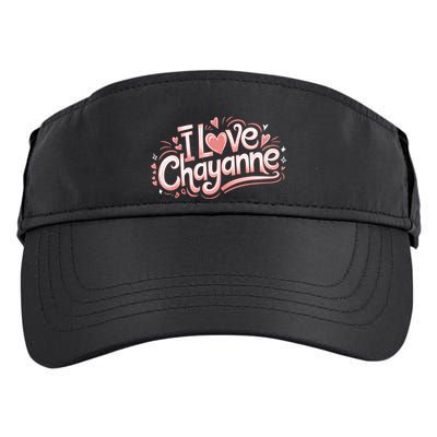 I Love Chayanne Couples First Name Adult Drive Performance Visor