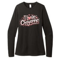 I Love Chayanne Couples First Name Womens CVC Long Sleeve Shirt