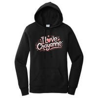 I Love Chayanne Couples First Name Women's Pullover Hoodie