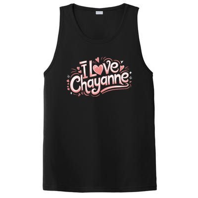 I Love Chayanne Couples First Name PosiCharge Competitor Tank