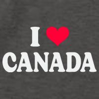 I Love Canada Day Heart Canadian Vector Backpack