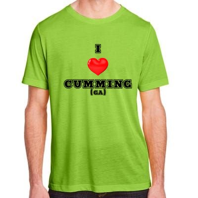 I Love Cumming Georgia Gift Adult ChromaSoft Performance T-Shirt