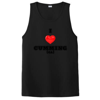 I Love Cumming Georgia Gift PosiCharge Competitor Tank