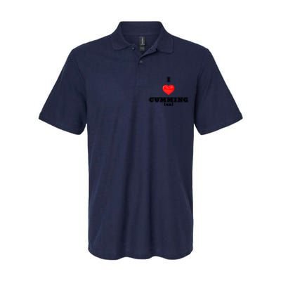 I Love Cumming Georgia Gift Softstyle Adult Sport Polo