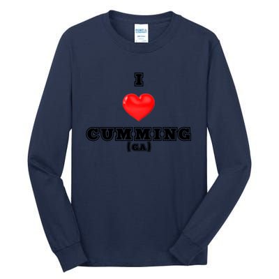 I Love Cumming Georgia Gift Tall Long Sleeve T-Shirt