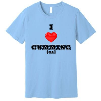 I Love Cumming Georgia Gift Premium T-Shirt