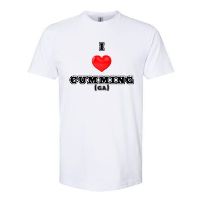 I Love Cumming Georgia Gift Softstyle CVC T-Shirt