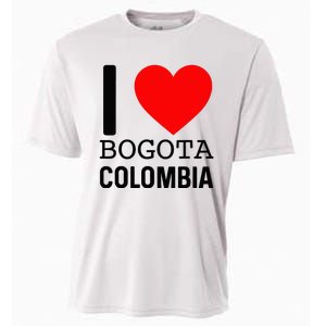 I Love Colombia Bogota Flag Map Colombian Souvenir Camiseta Cooling Performance Crew T-Shirt