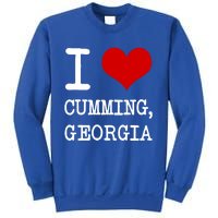 I Love Cumming Georgia Or I Heart Cumming Georgia Meaningful Gift Sweatshirt