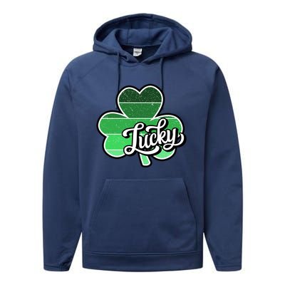 Irish Lucky Clover St Performance Fleece Hoodie