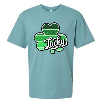 Irish Lucky Clover St Sueded Cloud Jersey T-Shirt