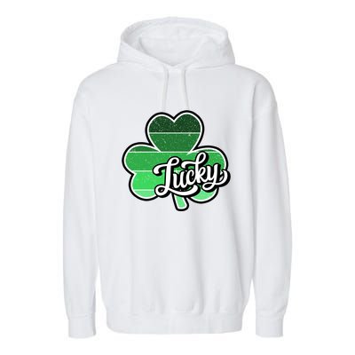 Irish Lucky Clover St Garment-Dyed Fleece Hoodie