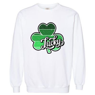 Irish Lucky Clover St Garment-Dyed Sweatshirt