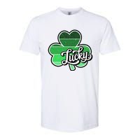 Irish Lucky Clover St Softstyle CVC T-Shirt