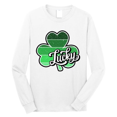 Irish Lucky Clover St Long Sleeve Shirt